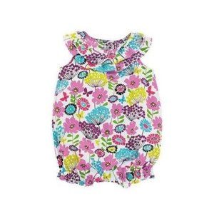 Vera Bradley Flutterby Infant Romper 3-6M